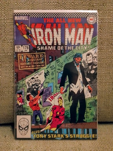 Iron man 178 1984 marvel - man,