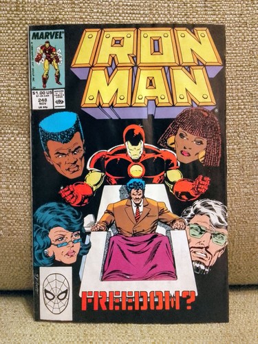 Iron man 248 1989 marvel - man,