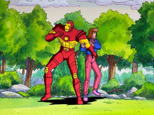 Iron man animazione cel sfondo - animazione,